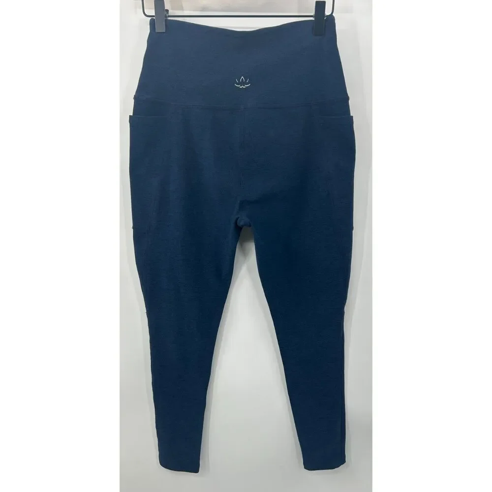 Beyond Yoga SD3452 Spacedye Out of Pocket High Waisted Midi Legging L Blue - Picture 1 of 7